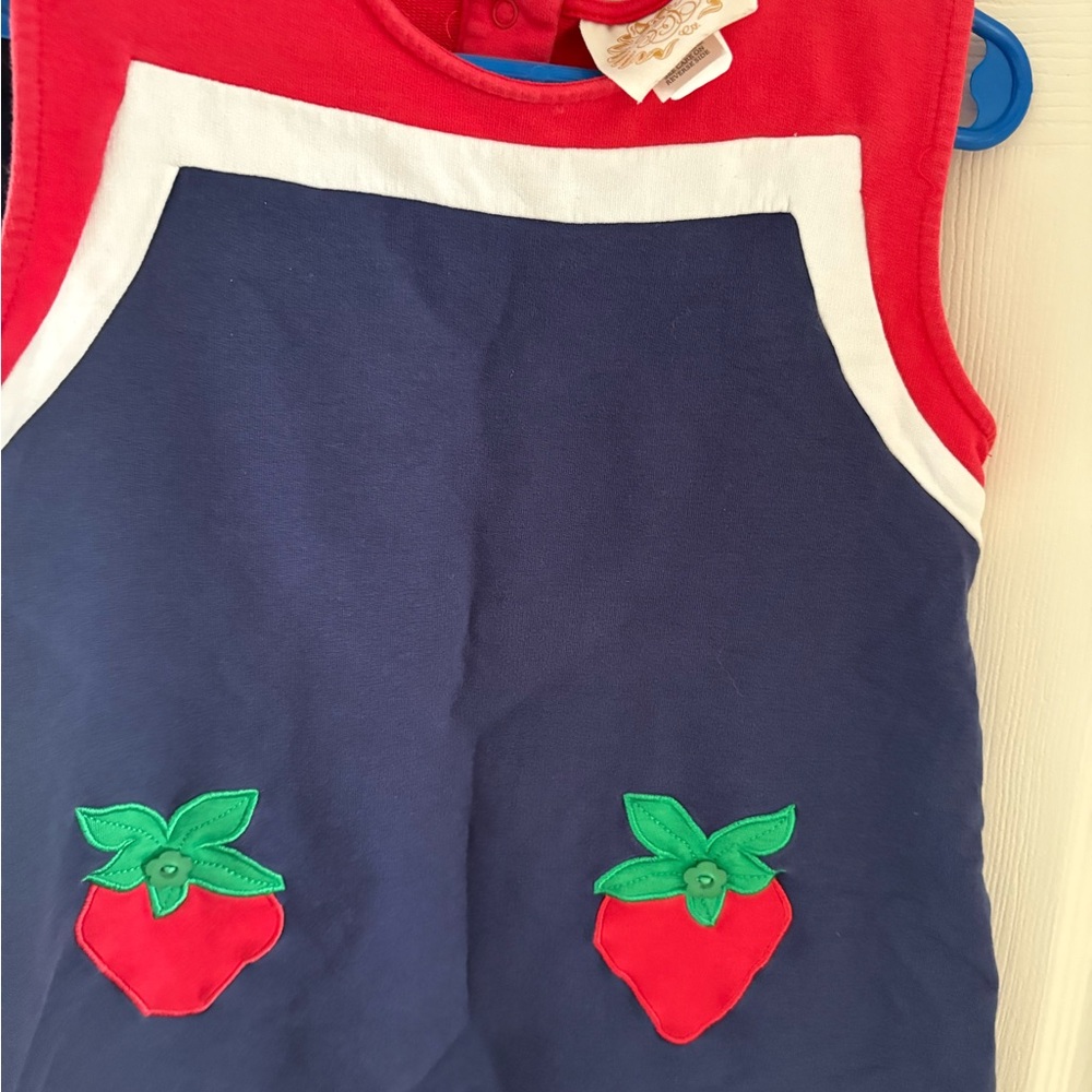 The Beaufort Bonnet Company Red and Navy Dress - Picture 2 of 5